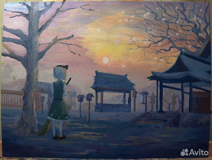 Картина маслом, аниме