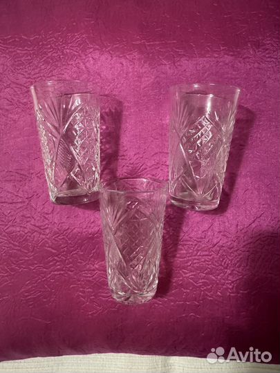 Стопки хрустальные СССР