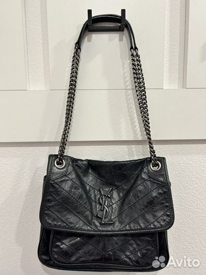 Сумка черная ysl