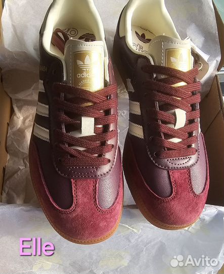 Кроссовки женские Adidas Samba OG Maroon