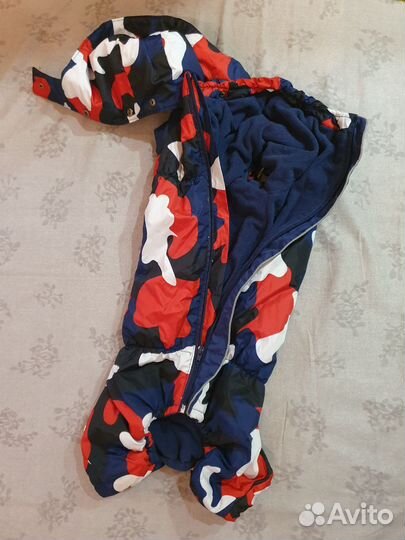 Комбинезон зимний для таксы