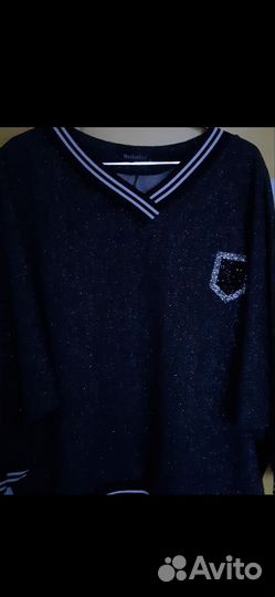 Кофта с рюлексом размер 60-64