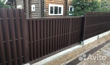 Забор из Штакетника Под Ключ