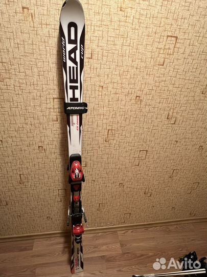 Горнолыжные лыжи + крепления. Детские, взрослые