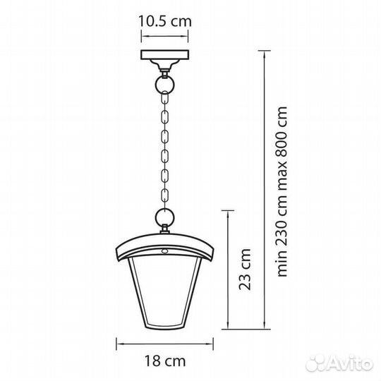 Уличный светодиодный светильник Lightstar Lampione