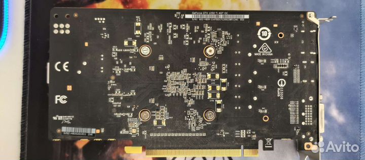 Видеокарта MSI gtx 1050 ti 4gb