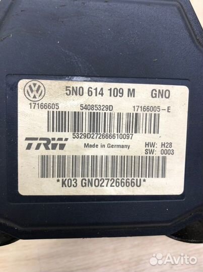 Блок abs Vw Tiguan 5N 2007-2011