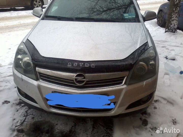 Дефлектор (мухобойка) на капот opel astra h