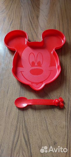 Тарелка с ложкой фирмы Tupperware