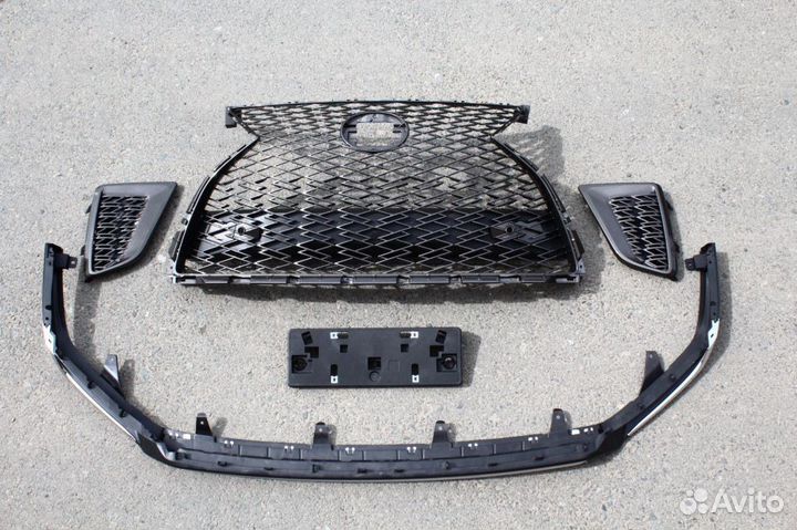 Lexus RX 2019+ Обвес F-Sport решетка и губа W2NF3