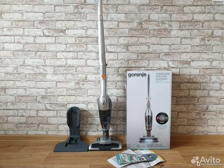 Беспроводной пылесос Gorenje SVC216FS Silver