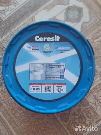 Затирка ceresit 1-10мм