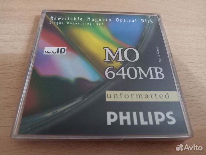 Магнитооптический диск Philips MO 640 Mb