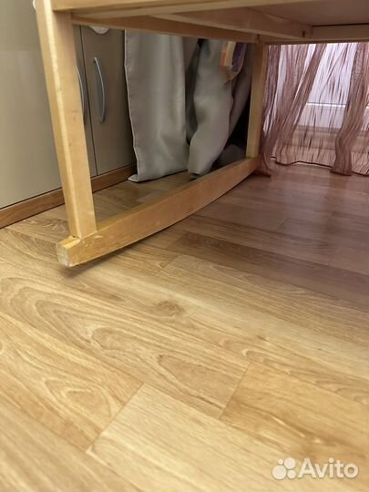 Кроватка детская деревянная маятник