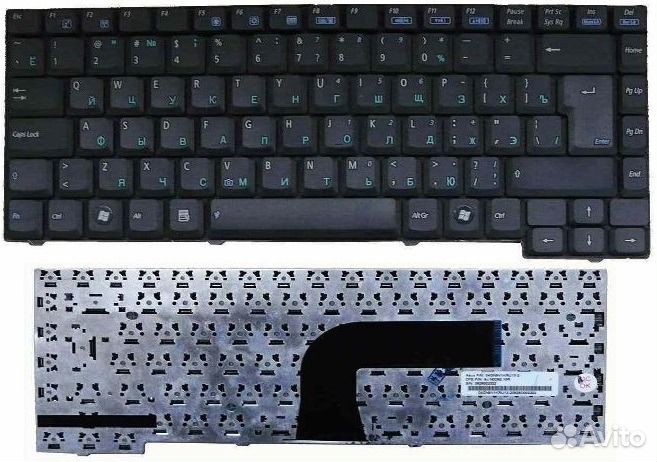 Клавиатура для ноутбука Asus A3V черная новая