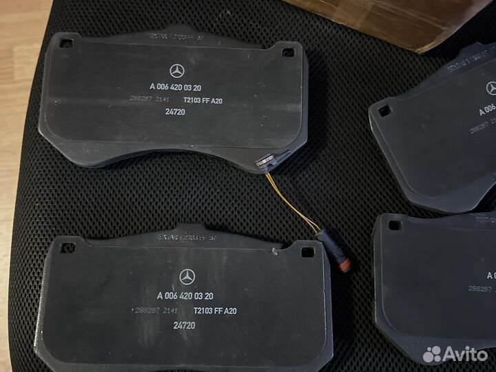 Колодки передние мерседес e63 карбоно керамика