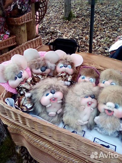 Домовята с натуральным мехом