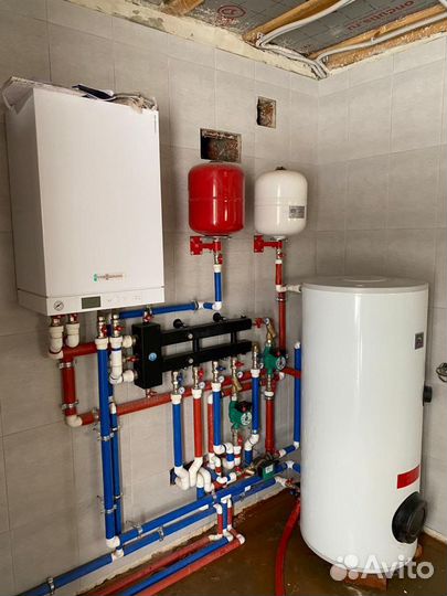 Монтаж отопления в коттедже под ключ