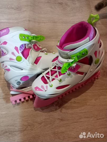 Коньки детские раздвижные 34 37