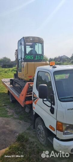 Аренда гусеничного мини-экскаватора