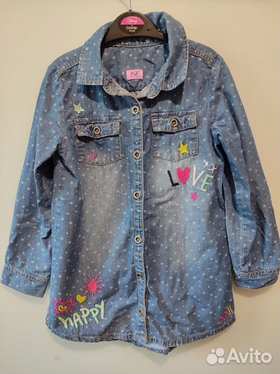 Туника джинсовая для девочки