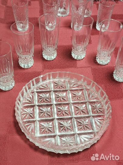 Стаканы, хрусталь