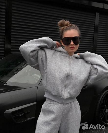 Спортивный костюм на флисе женский теплый