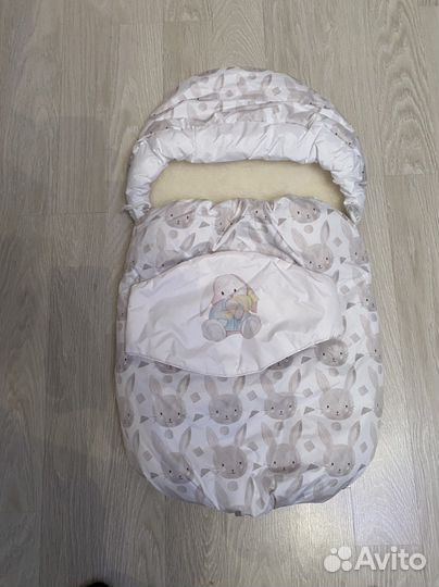 Конверт и шапочка для мальчика