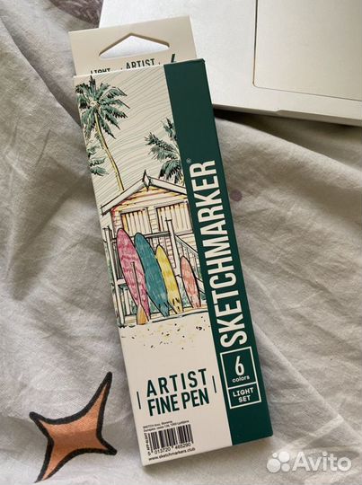 Набор капиллярных ручек / линер цветной