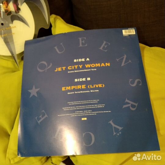 Queensryche Jet city woman Shape disc vg