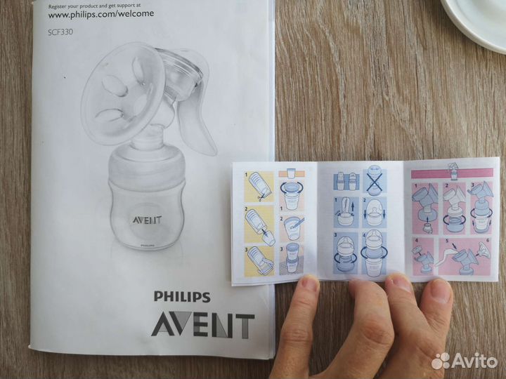 Молокоотсос avent ручной