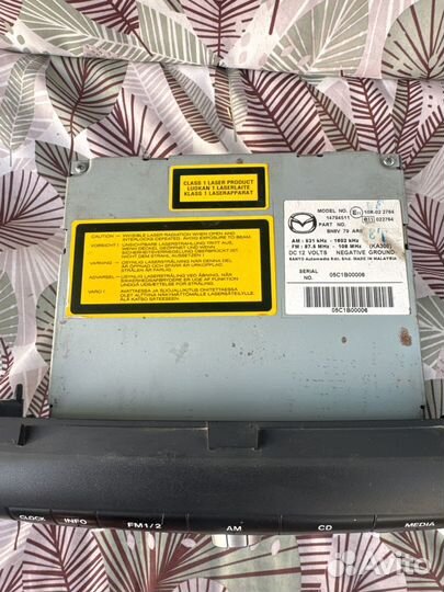 Штатная магнитола mazda 3 bk