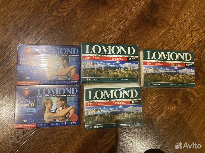 Фото бумага lomond