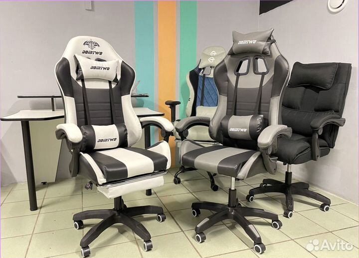 Кресло геймерское компьютерное игровое