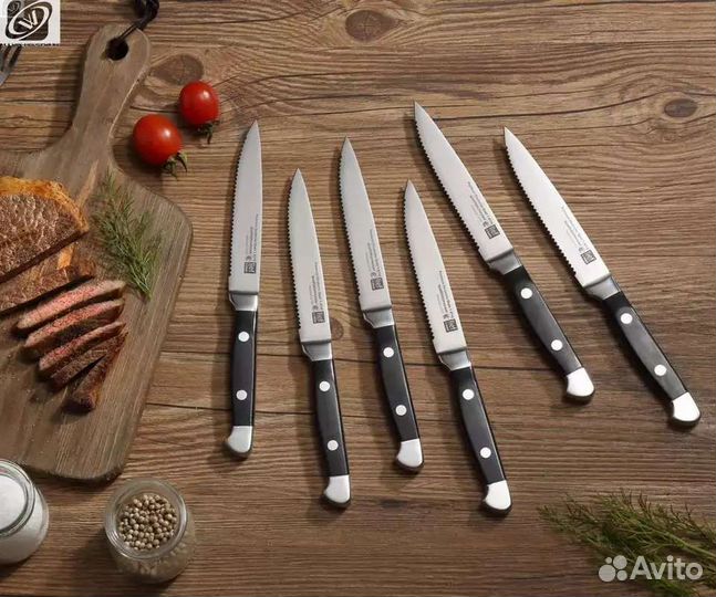 Нож с зубьями из немецкой стали 1,4116