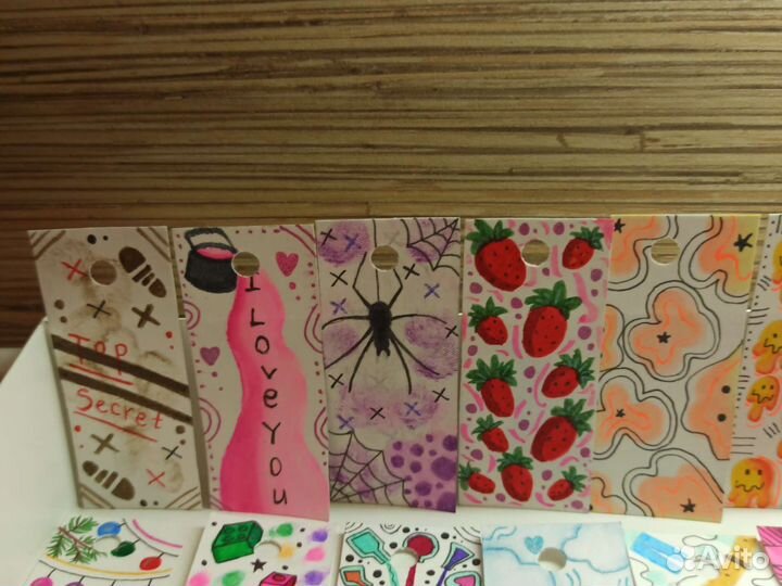 Бирки мини открытки подарочные