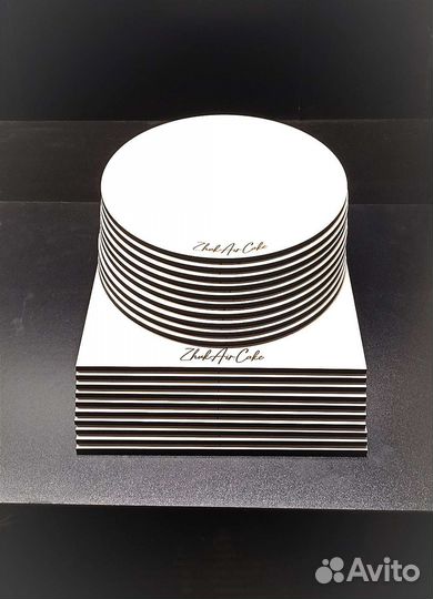 Подложки для торта 3мм 6мм Сатиновые