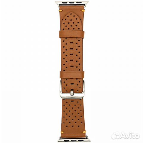 Ремешок Кожа Перфор Apple Watch 38/40/41 кор