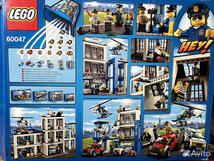 Lego City 60047+60049 полиция