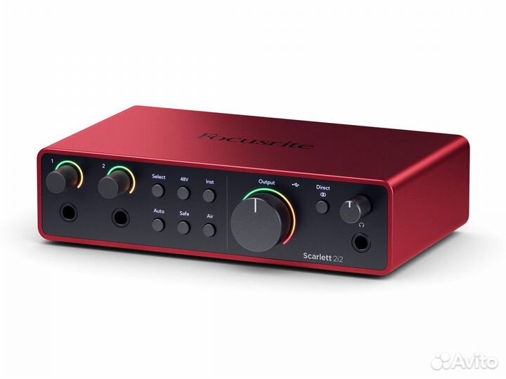 Focusrite Scarlett 2i2 4th Gen аудиоинтерфейс