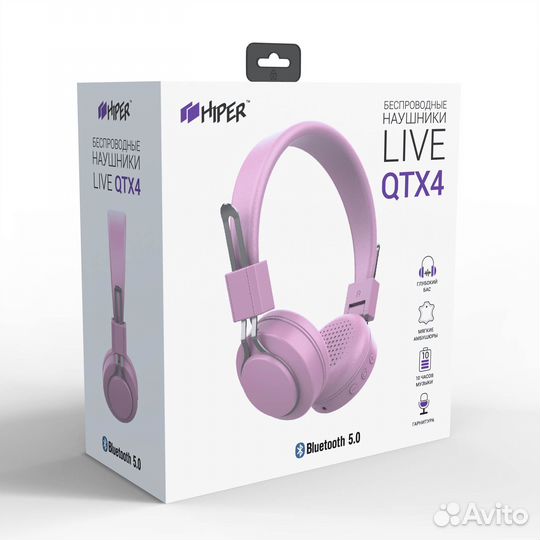 Беспроводные наушники hiper live / HTW-QTX4