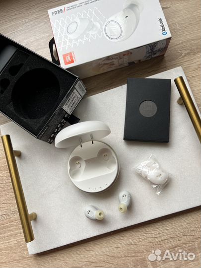 Наушники TWS JBL freex белый