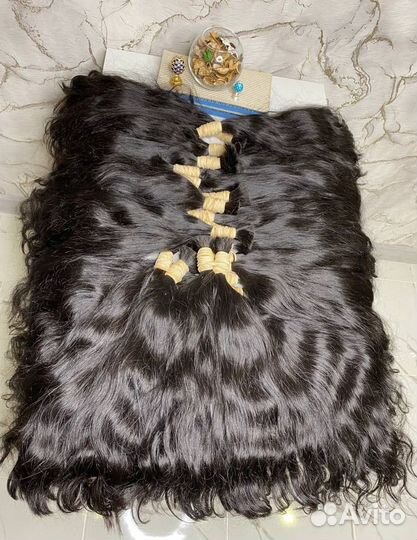 Волосы для наращивания черные