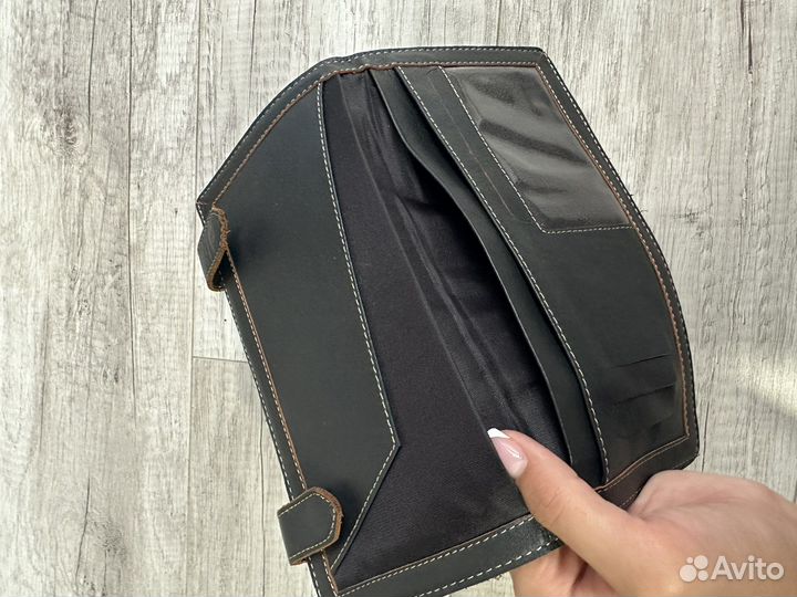Кошелек мужской кожаный