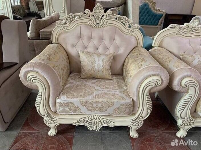 Мягкая тройка с креслами 3-ка «Корона»