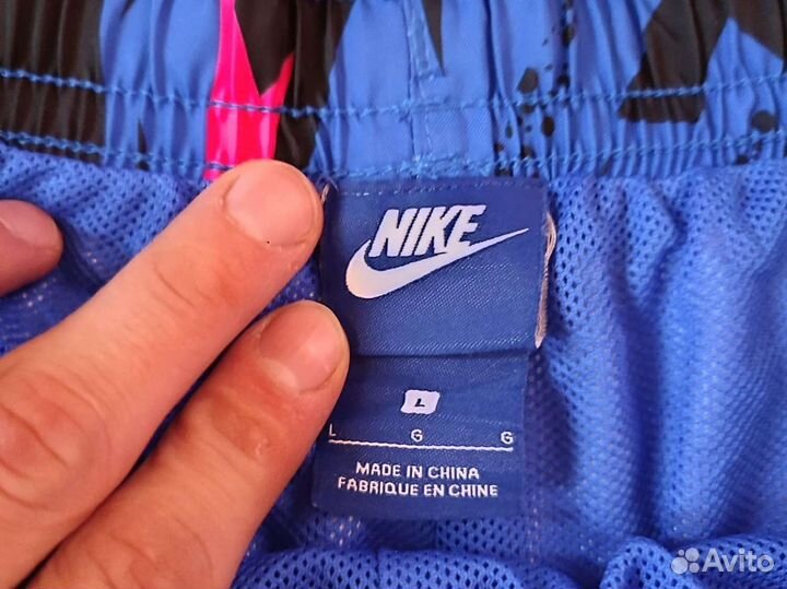 Шорты Nike 90's Print Shorts In Blue