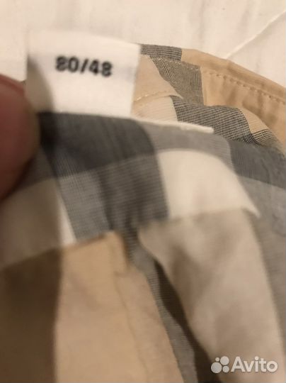 Burberry рубашка 86 детская