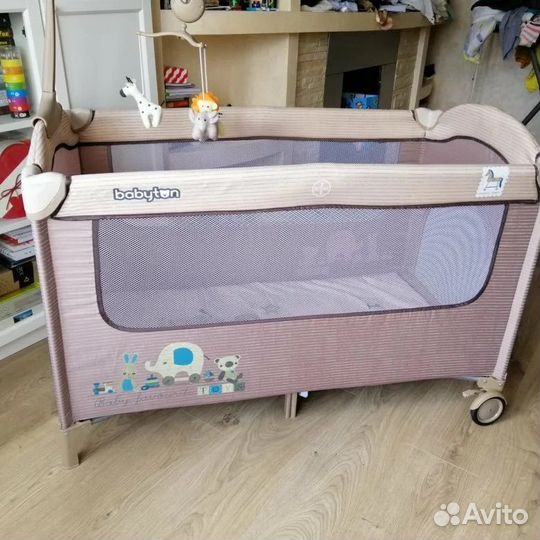 Манеж-кровать Babyton Khaki