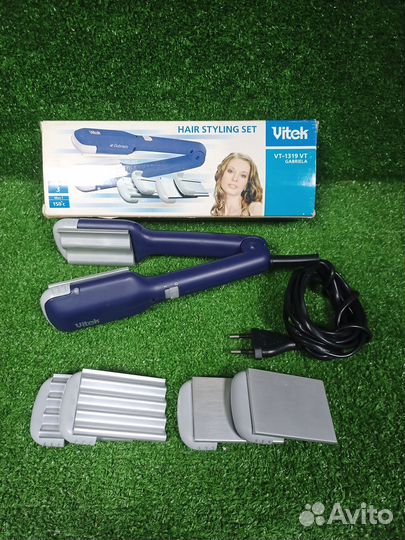 Щипцы утюжок гофре vitek VT-1319