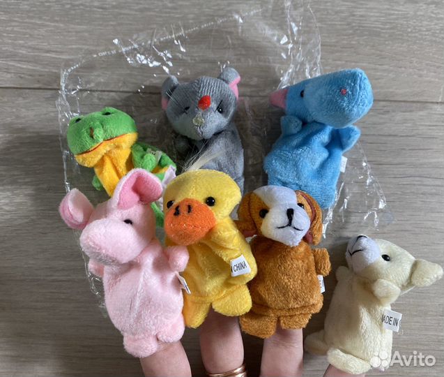 Пальчиковые куклы театр, игрушки на пальцы